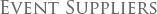 Event suppliers